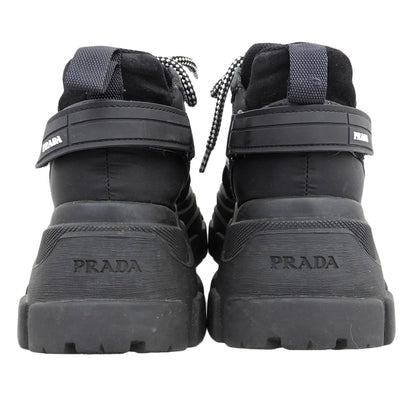 PRADA プラダ ペガサス プラットフォーム スニーカー シューズ レディース ブラック 22.5cm シューズ