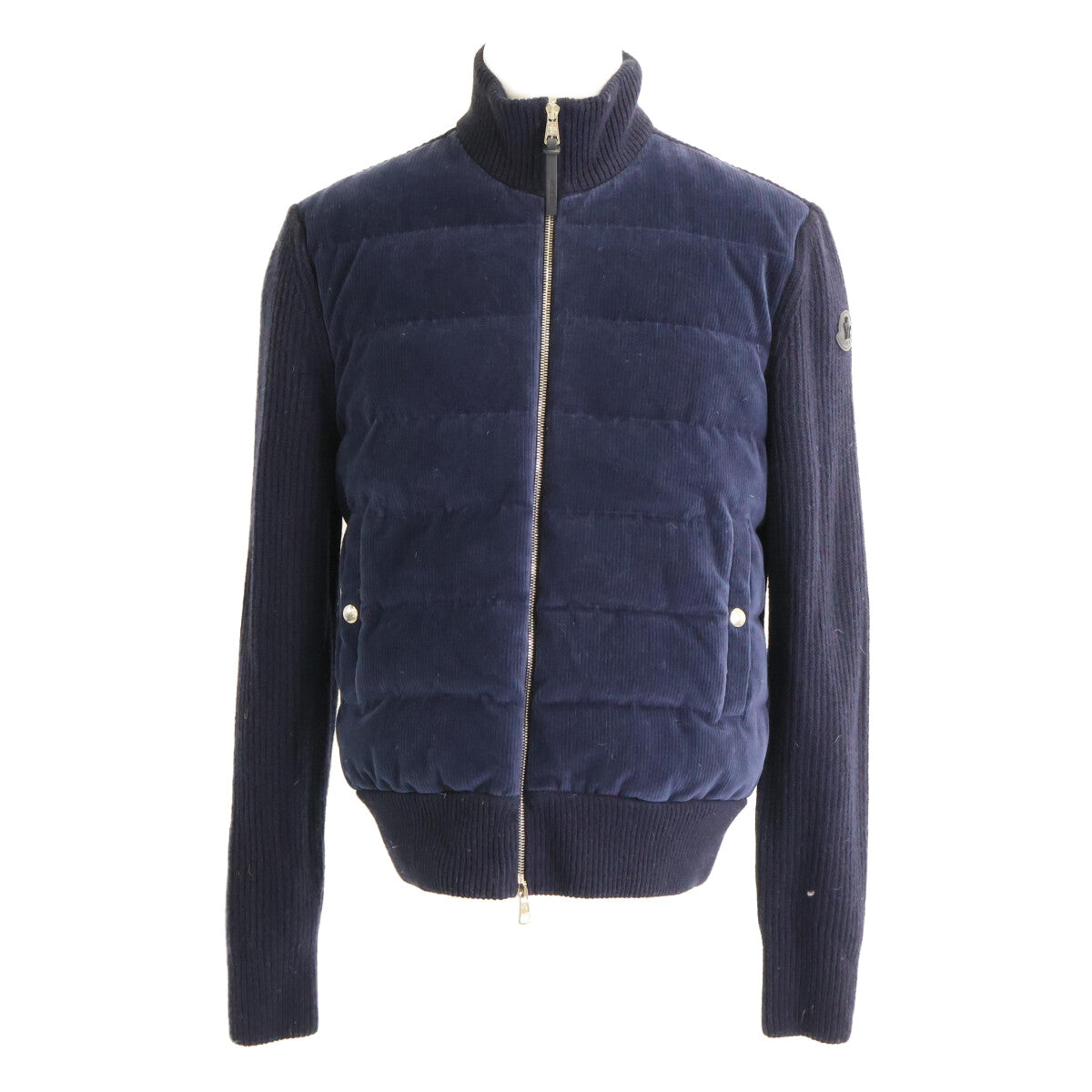 MONCLER モンクレール TRICOT CARDIGAN ニット切替 コーデュロイ ダウンジャケット M TRICOT CARDIGAN ニット切替 コーデュロイ ダウンジャケット
