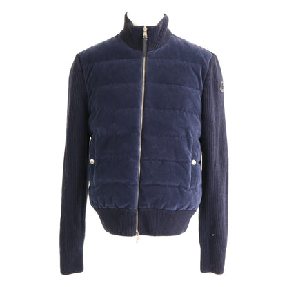 TRICOT CARDIGAN Knitted Corduroy Down Jacket M Men's