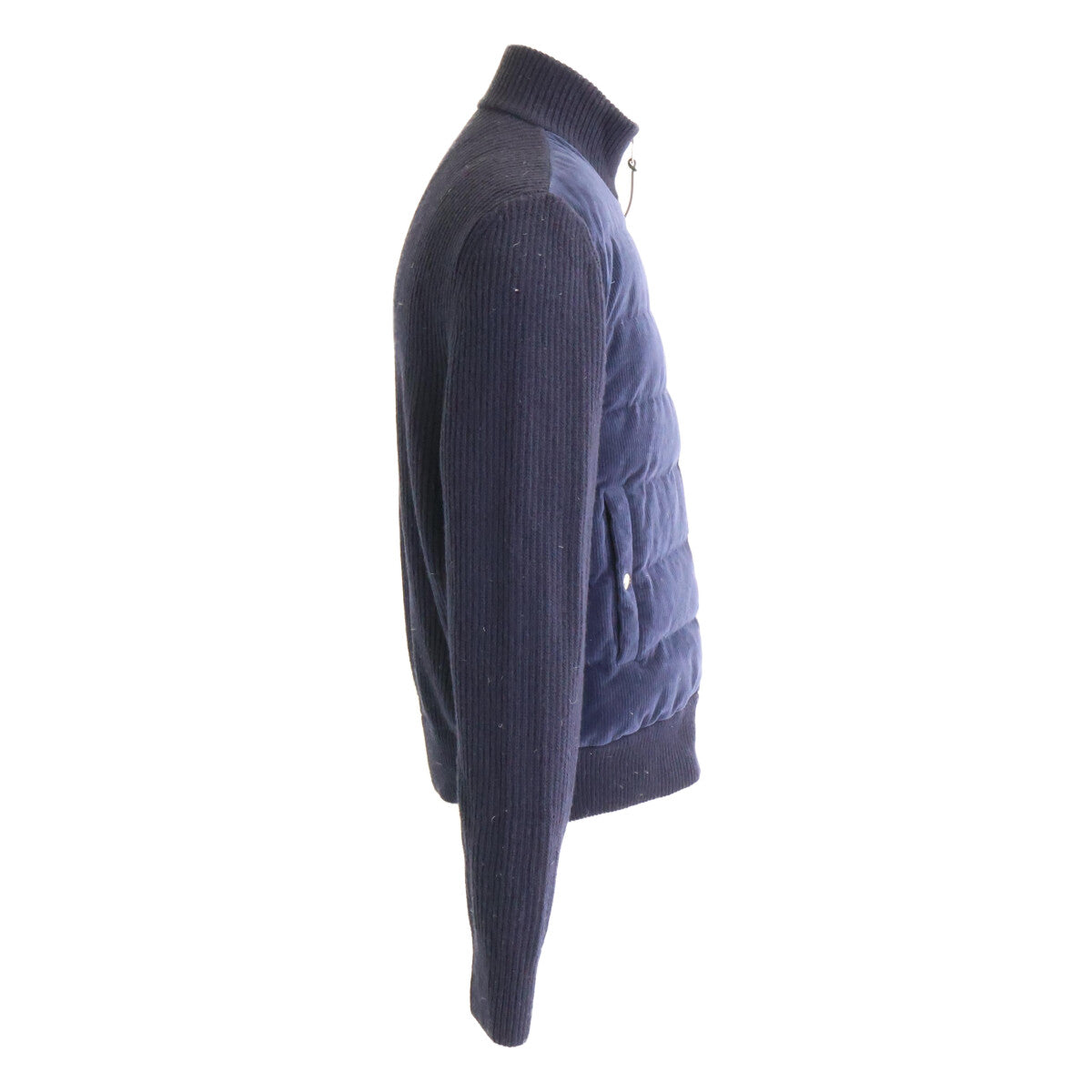 TRICOT CARDIGAN Knitted Corduroy Down Jacket M Men's
