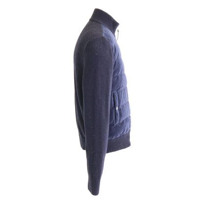 TRICOT CARDIGAN Knitted Corduroy Down Jacket M Men's