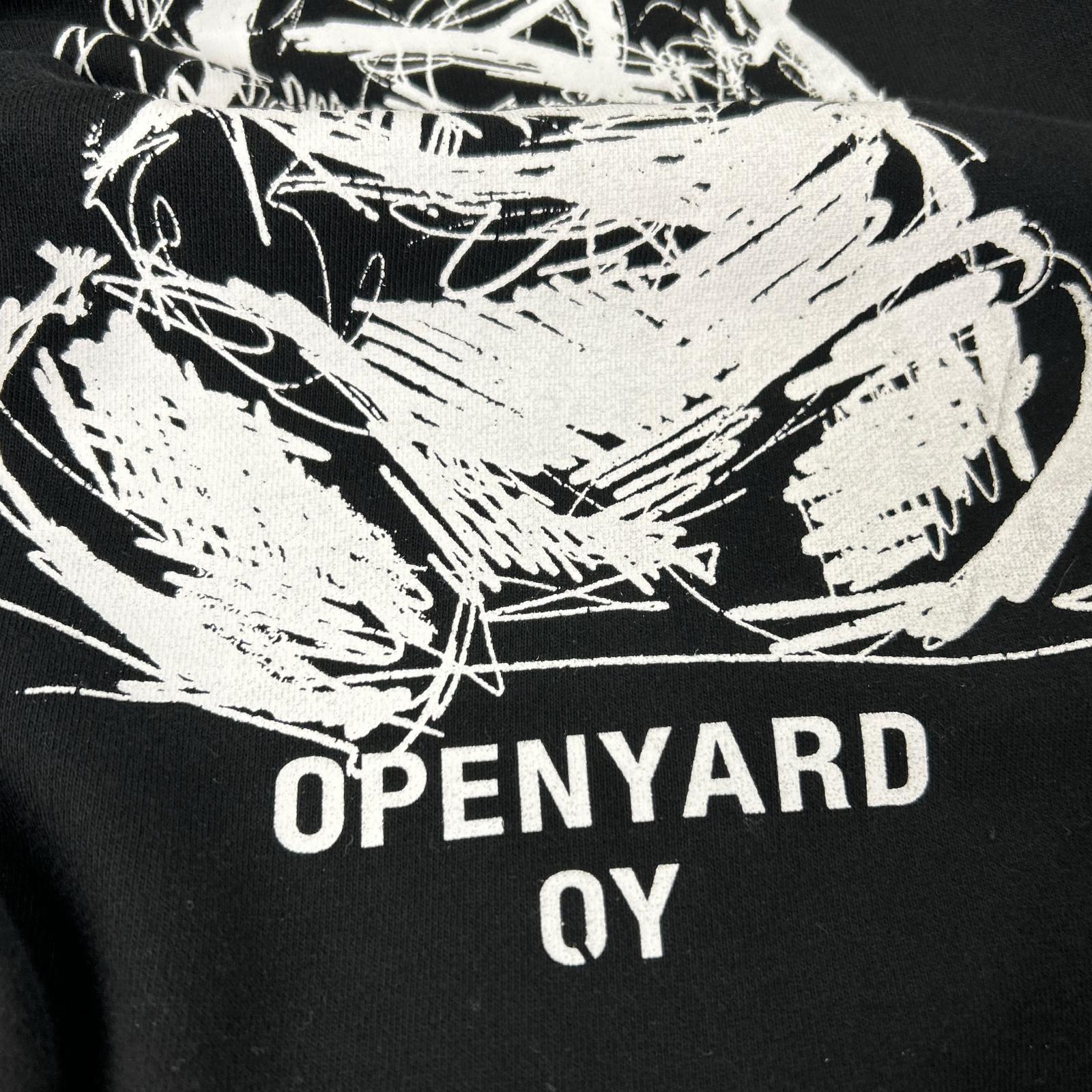 OY オーワイ OPENYARD ブラック ジップアップ パーカ トップス