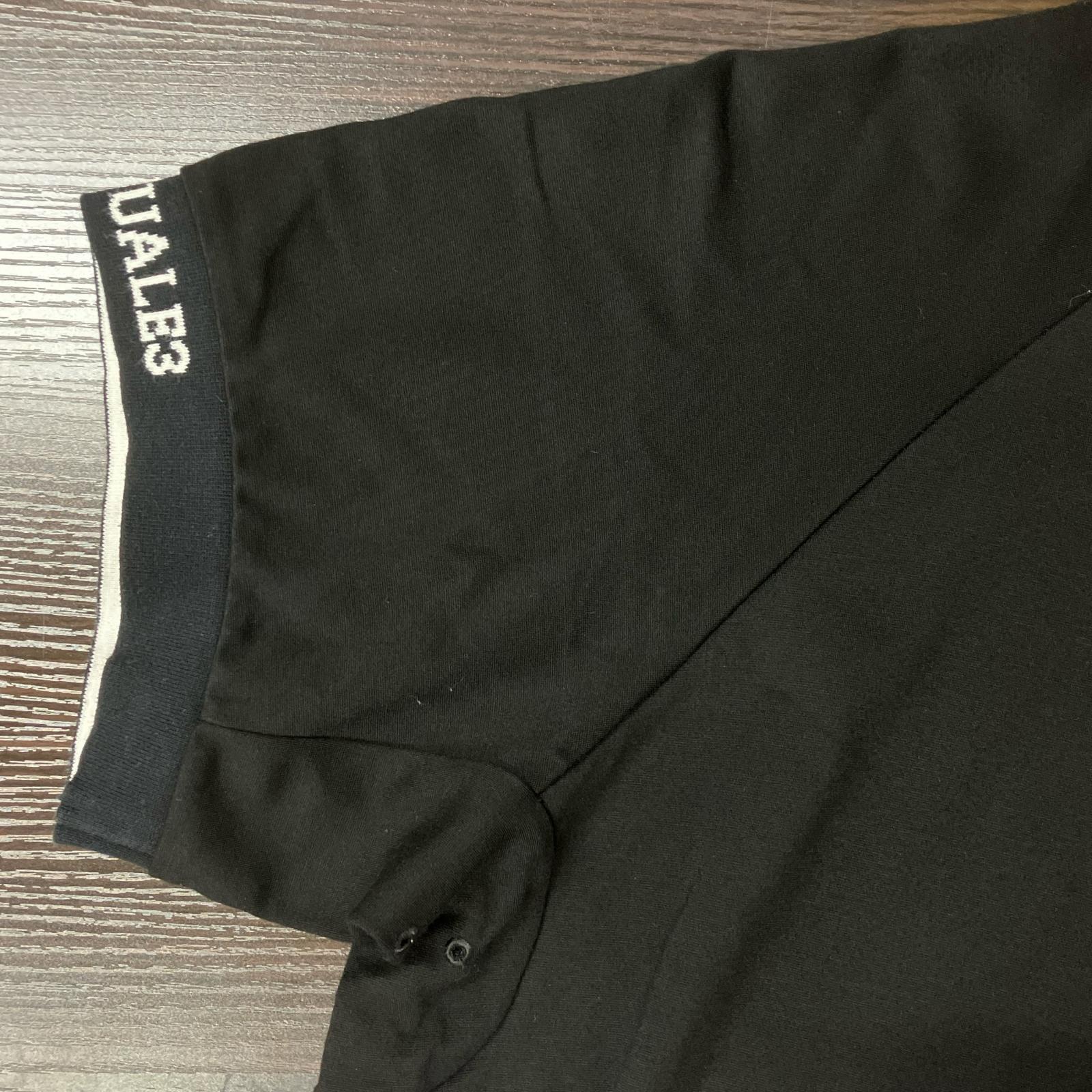 1piu1uguale3 ウノピゥウノウグァーレトレ RONE013 黒 オーバーサイズ Tシャツ トップス