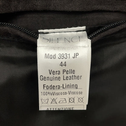 3931JP 麂皮山羊皮单排扣机车夹克 44 男士