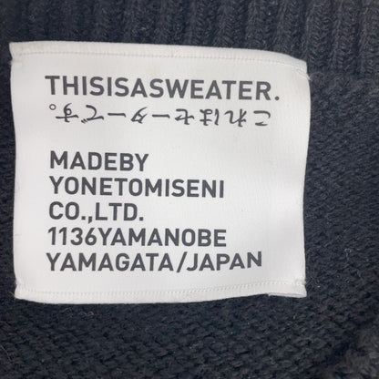 黑色 25-254-001 羊毛/羊绒 A1 A SWEATER IS ORDINARY 上衣 2 男式