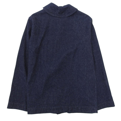 WAREHOUSE ウエアハウス 美品 Lot 2220 U.S.NAVY コットン ショールカラー カバーオール ジャケット メンズ ネイビー 38 24AW ジャケット 38