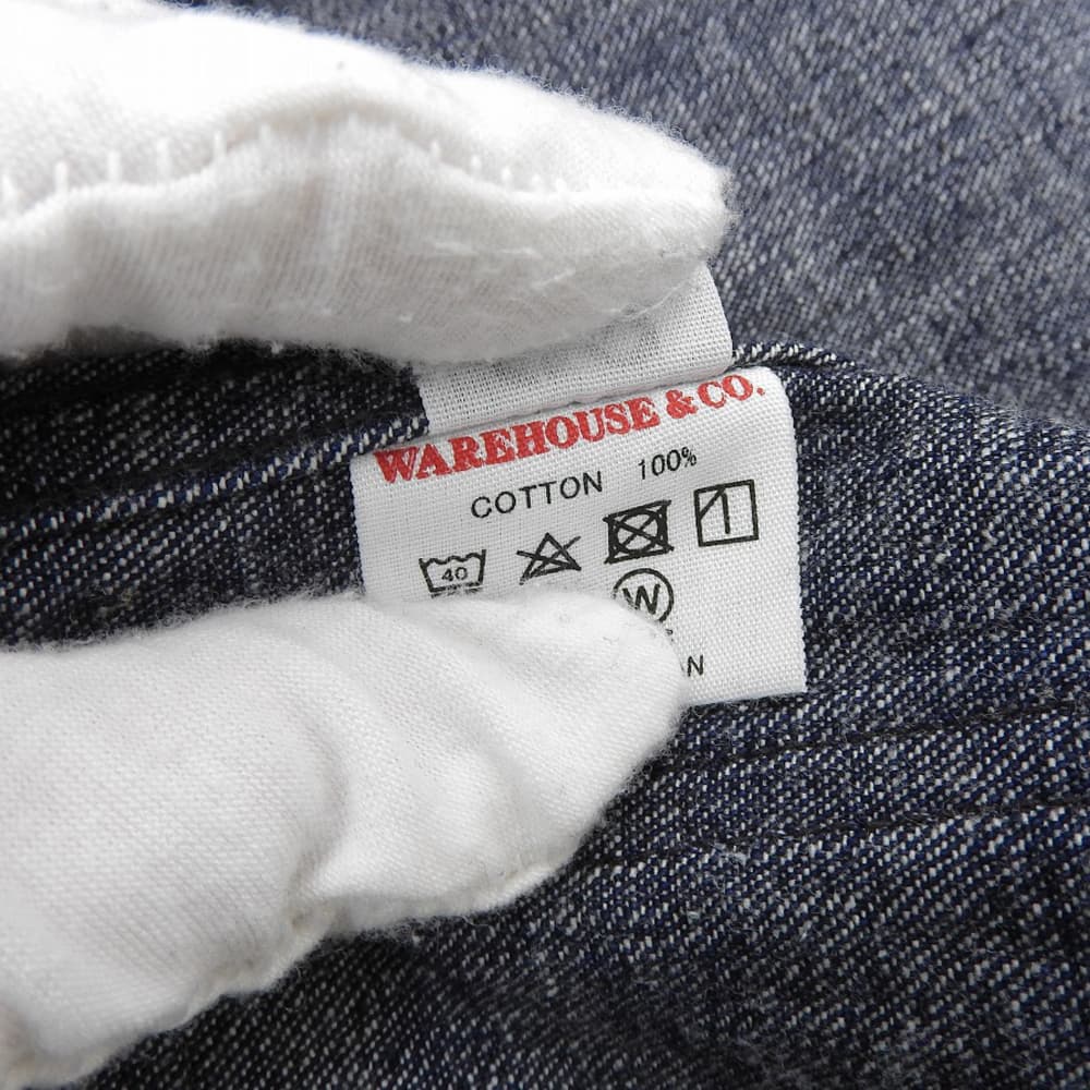 WAREHOUSE ウエアハウス 美品 Lot 2220 U.S.NAVY コットン ショールカラー カバーオール ジャケット メンズ ネイビー 38 24AW ジャケット 38