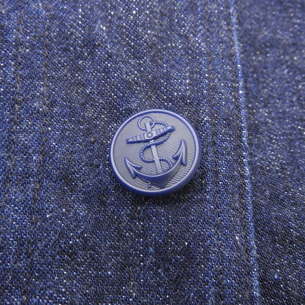 WAREHOUSE ウエアハウス 美品 Lot 2220 U.S.NAVY コットン ショールカラー カバーオール ジャケット メンズ ネイビー 38 24AW ジャケット 38