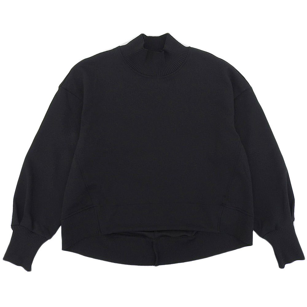LAUTREAMONT ロートレアモン 美品 ニットドッキングカットソー≪洗濯機で洗える≫ トップス レディース 黒 ブラック 38 3107-47013 トップス