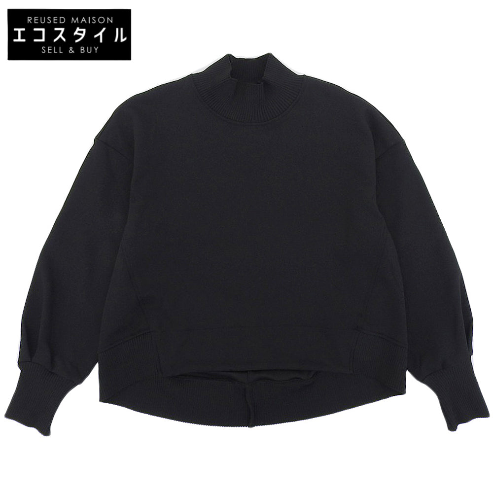 LAUTREAMONT ロートレアモン 美品 ニットドッキングカットソー≪洗濯機で洗える≫ トップス レディース 黒 ブラック 38 3107-47013 トップス