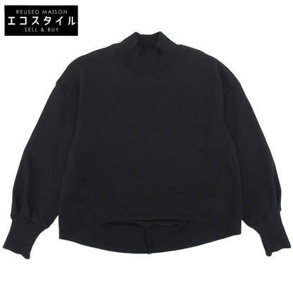 LAUTREAMONT ロートレアモン 美品 ニットドッキングカットソー≪洗濯機で洗える≫ トップス レディース 黒 ブラック 38 3107-47013 トップス