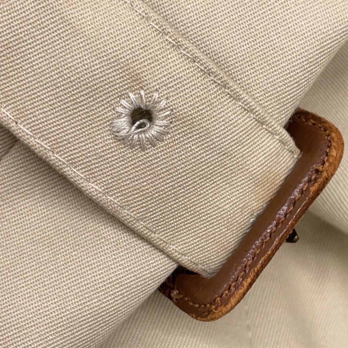 Aquascutum アクアスキュータム イギリス製 裏地チェック柄 トレンチコート コート