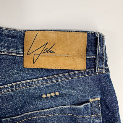 YPU004 Robusto Indigo One Wash Tapered Fit Denim Bottoms 31 Men's