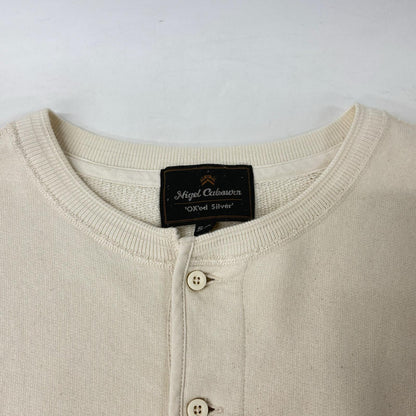 NIGEL CABOURN ナイジェルケーボン 8047-04-20920 OX'ED SILVER サドラー ヘンリーネック シャツ トップス