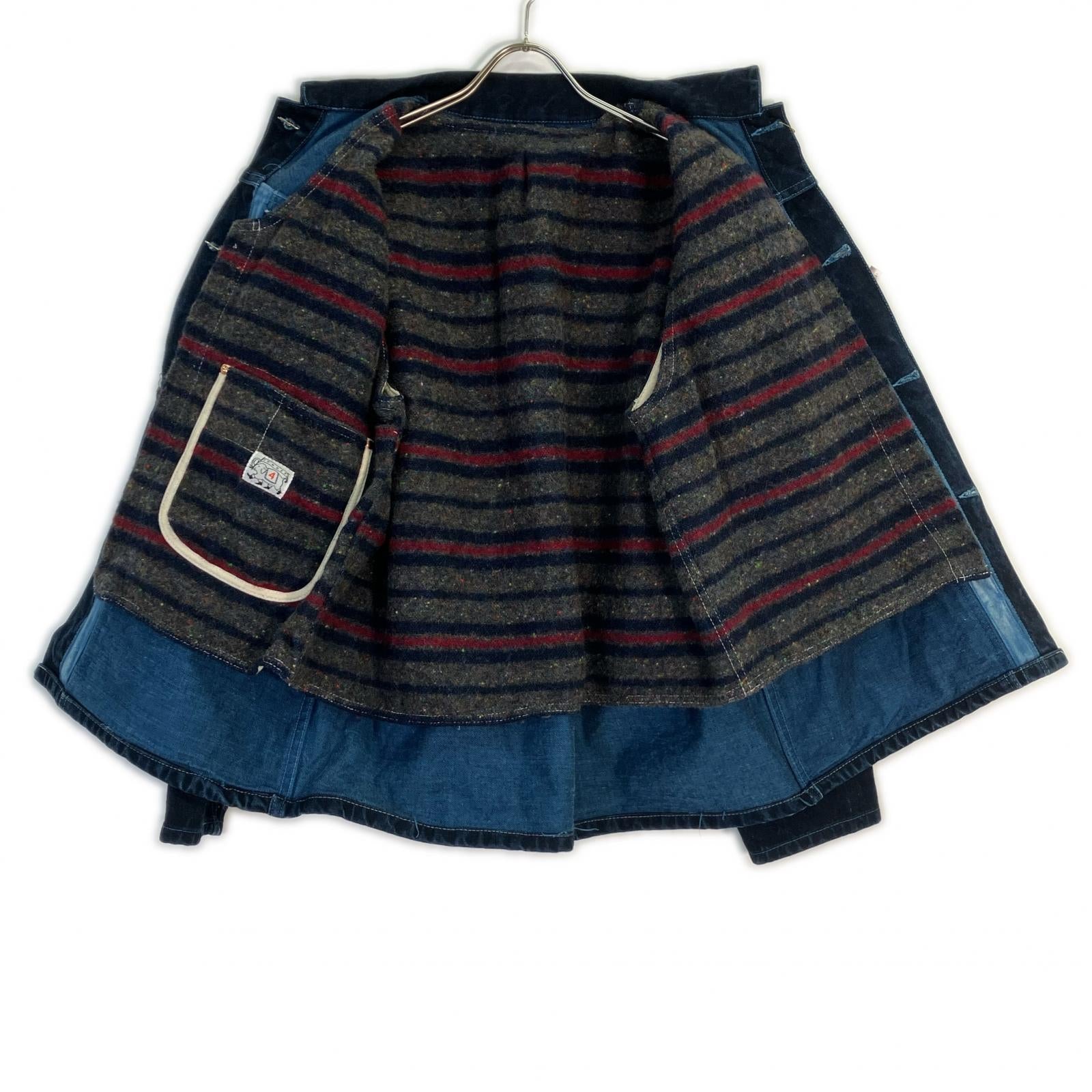 TENDER 【Excellent Condition】TYPE900 10th Anniversary Model Lined Woad-dyed Denim Jacket