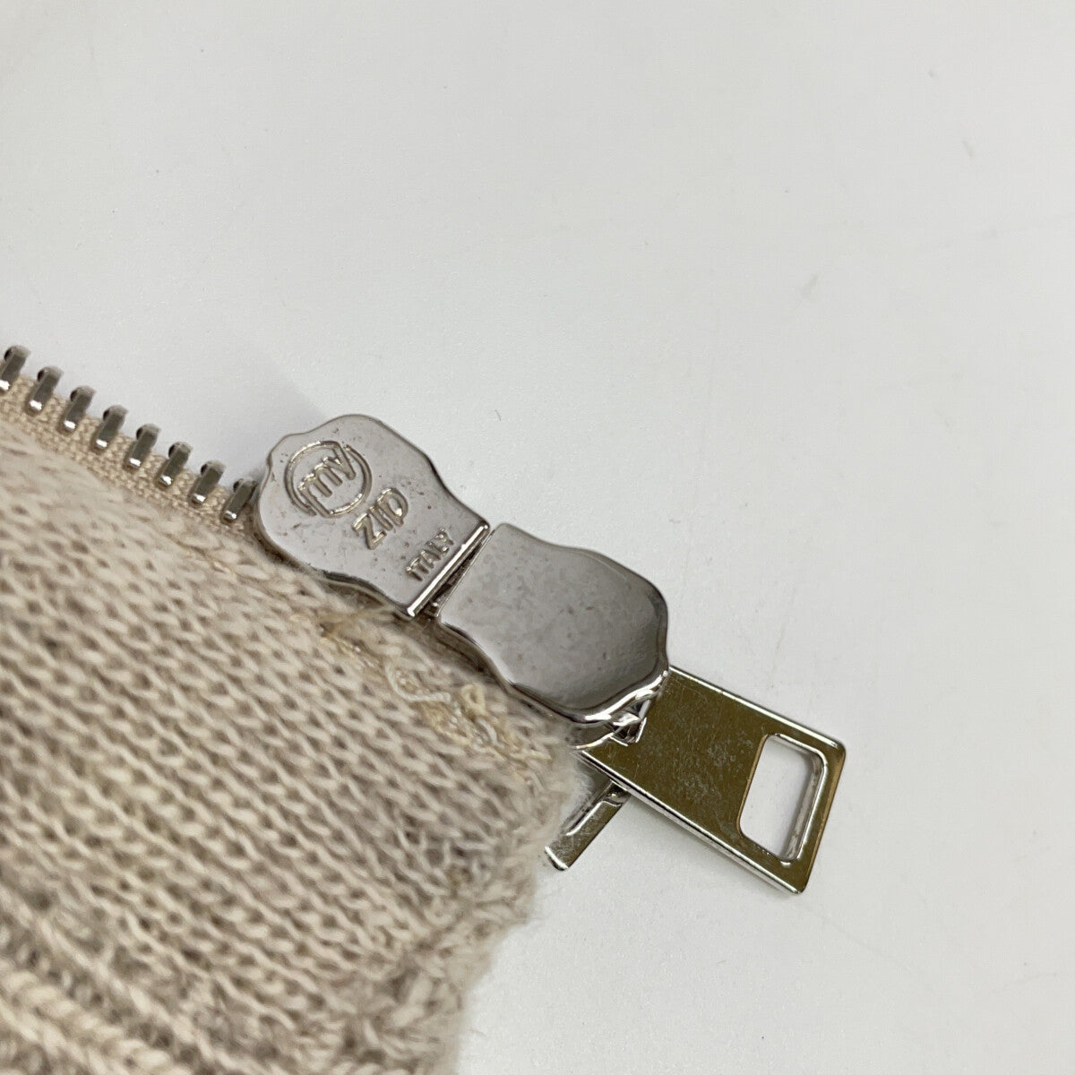 IVORY WOOL ZIP-UP KNIT HOODIE Top 48 Men's
