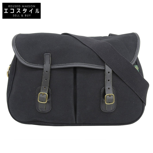 Brady DART FISHING BAG Shoulder Bag Men's Canvas x Leather Black Shoulder Bag