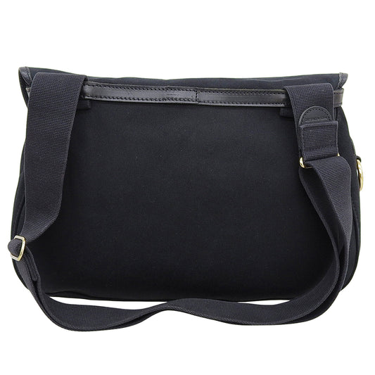 Brady DART FISHING BAG Shoulder Bag Men's Canvas x Leather Black Shoulder Bag