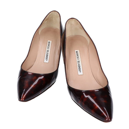 MANOLO BLAHNIK マノロブラニク パテント ポインテッドトゥ パンプス シューズ