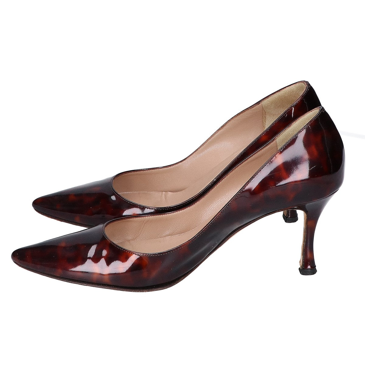 MANOLO BLAHNIK マノロブラニク パテント ポインテッドトゥ パンプス シューズ
