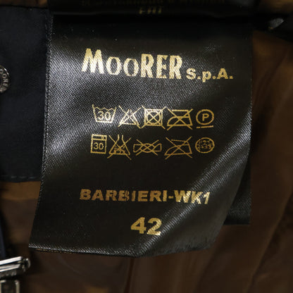 【日本国内正品】BARBIERI-WK1 带毛领连帽羽绒大衣 42 男士