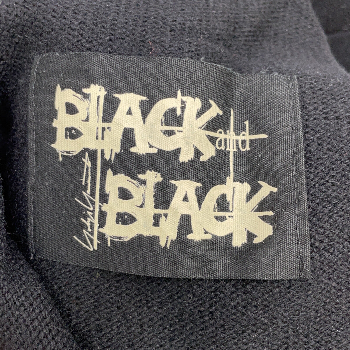 yohjiyamamoto ヨウジヤマモト NK-K54-184 ブラック フロントジップ ニット ワンピース ワンピース