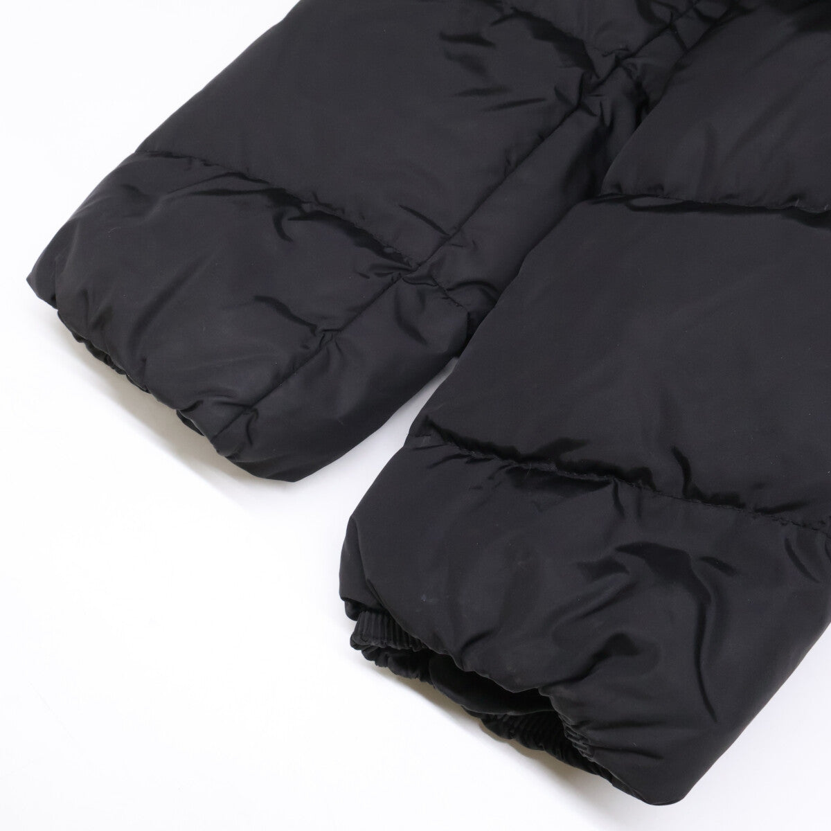 MONCLER MIRIELON down coat with blue frost fox fur