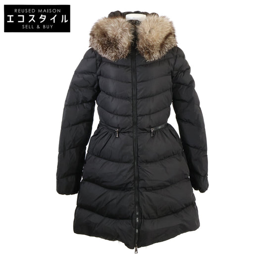 MONCLER モンクレール MIRIELON ブルーフロストフォックスファー付 ダウン コート