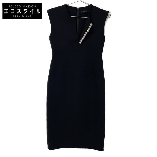 YOKOCHAN YED-117-010 Essence Black Pearl Line Dress