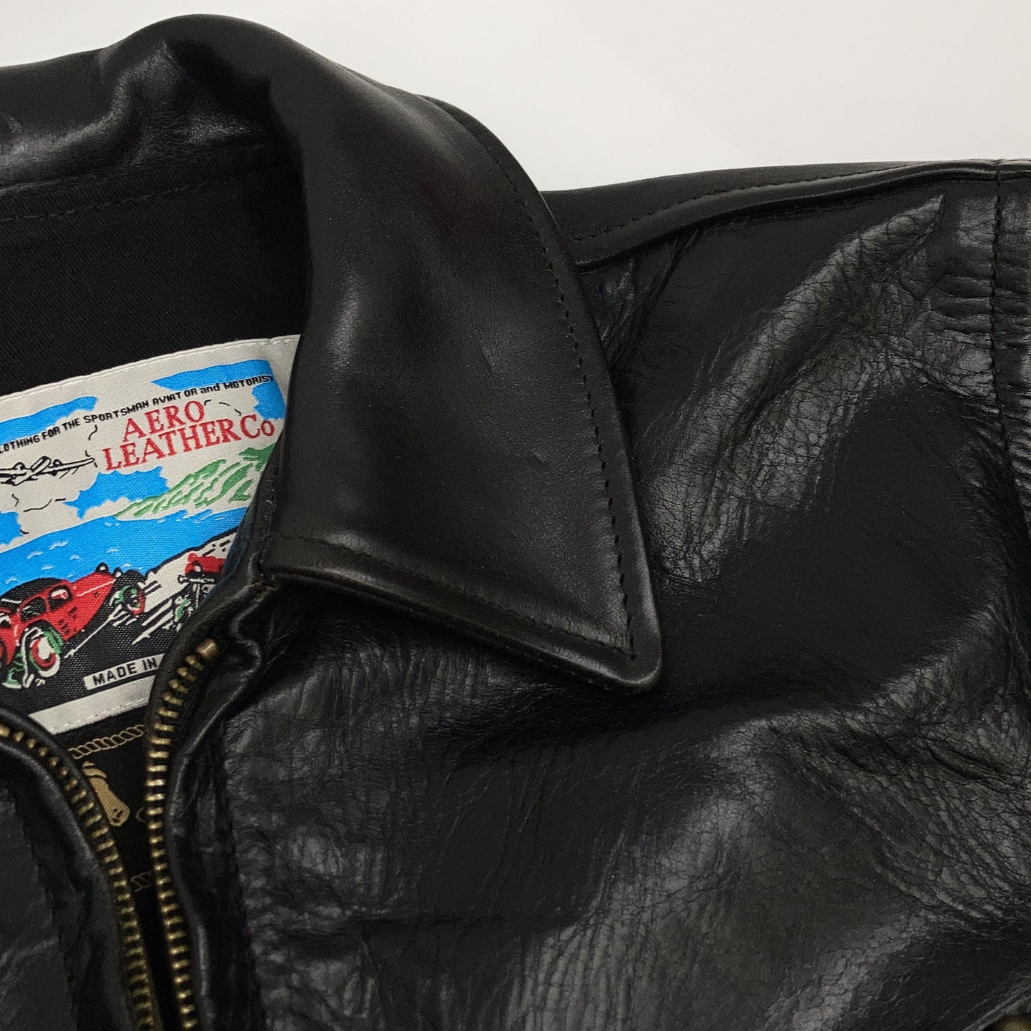 AERO LEATHER エアロレザー HALFBELT ハーフベルトSTF ホースハイド シングルライダース ジャケット