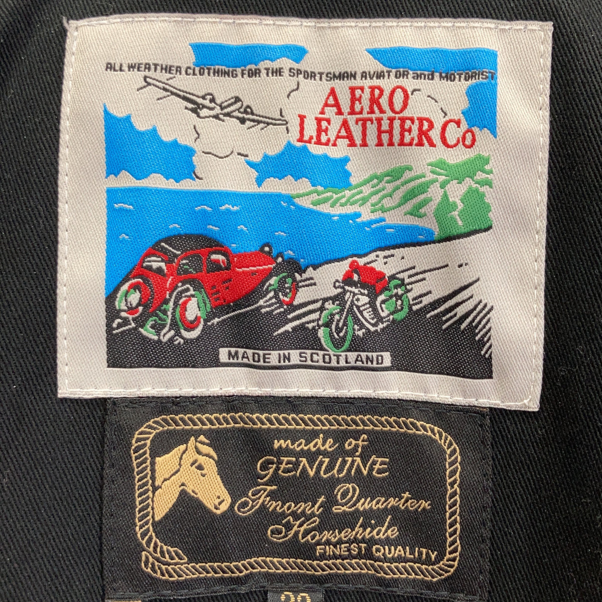AERO LEATHER エアロレザー HALFBELT ハーフベルトSTF ホースハイド シングルライダース ジャケット