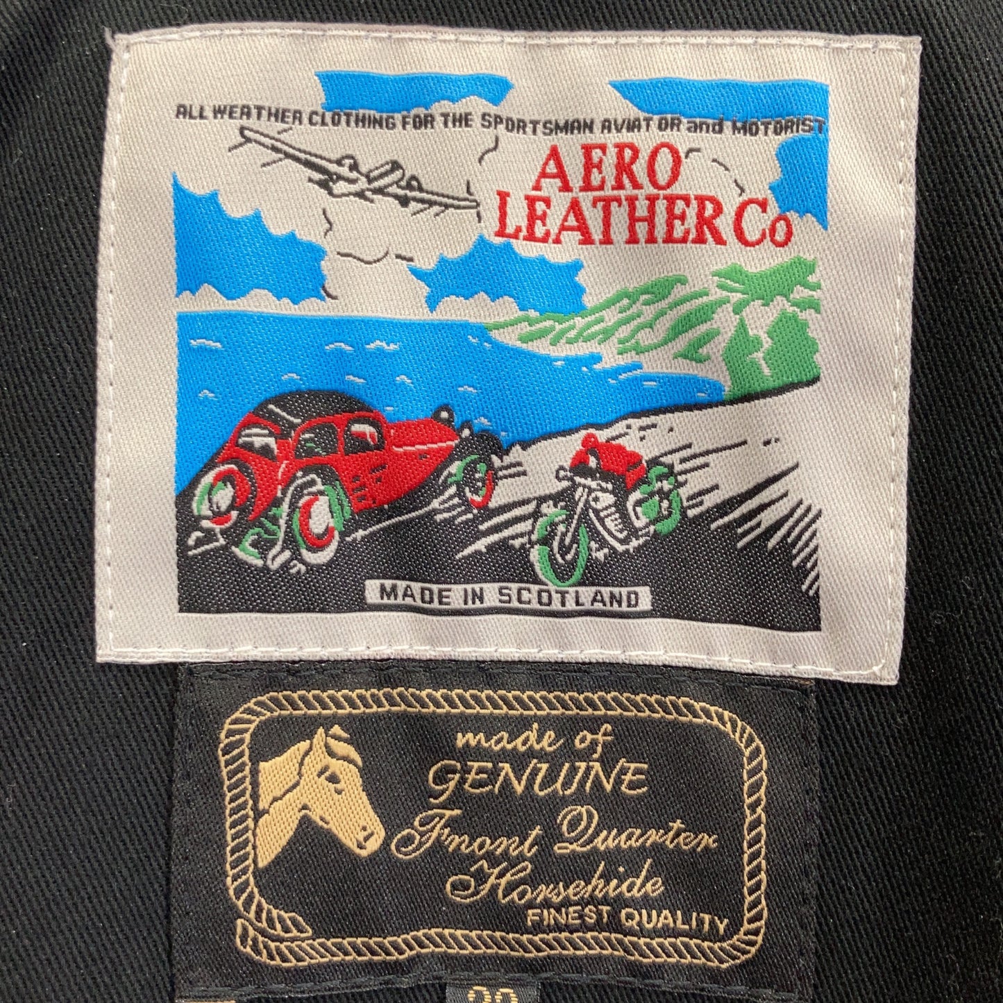 AERO LEATHER エアロレザー HALFBELT ハーフベルトSTF ホースハイド シングルライダース ジャケット