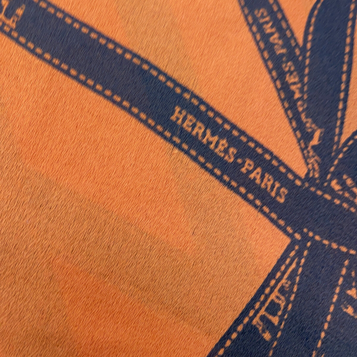 HERMES Margiela Era Bolduc Ribbon Silk Bow Tie Blouse Top