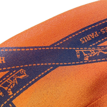 HERMES Margiela Era Bolduc Ribbon Silk Bow Tie Blouse Top