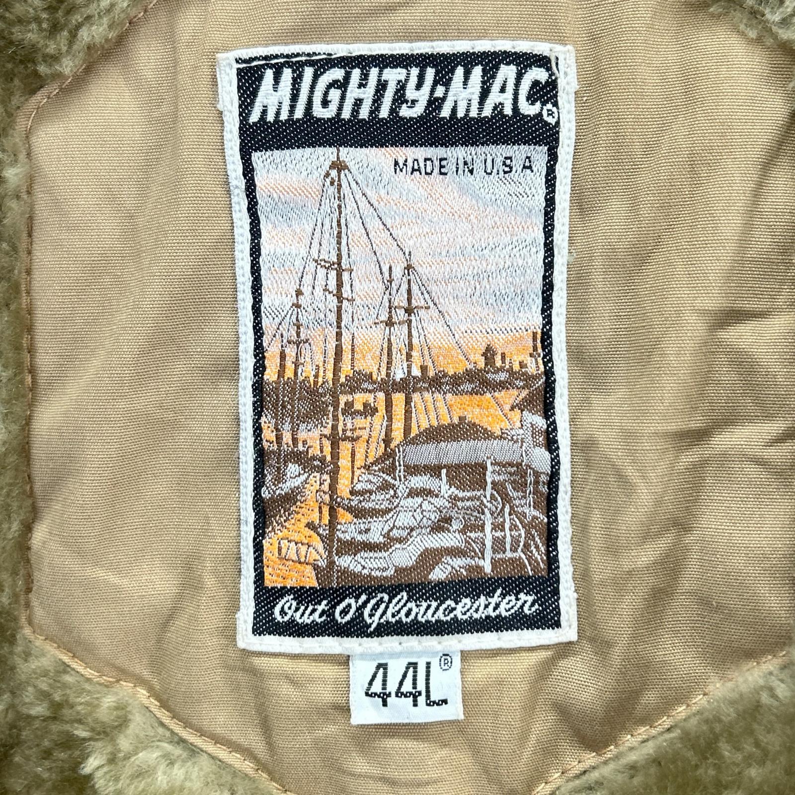 mighty mac マイティーマック 裏地ファーライナー ジップアップ ジャケット USA製 70s ジャケット