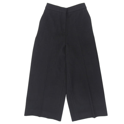 Max Mara マックスマーラ 美品 ウール ワイドトラウザー ボトムス レディース ブラック 38 613609936 ボトムス