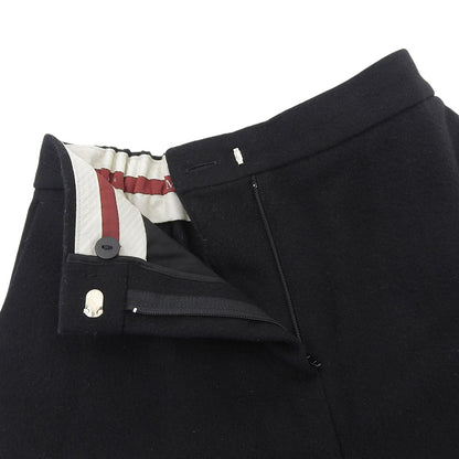 Max Mara マックスマーラ 美品 ウール ワイドトラウザー ボトムス レディース ブラック 38 613609936 ボトムス