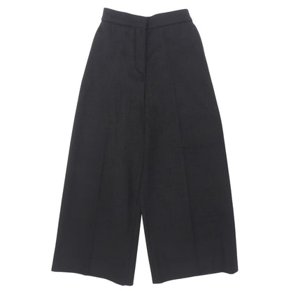 Max Mara マックスマーラ 美品 ウール ワイドトラウザー ボトムス レディース ブラック 38 613609936 ボトムス