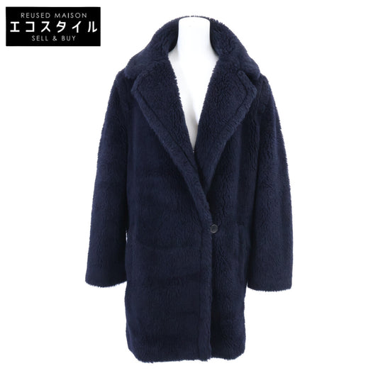 Max Mara 【Excellent condition/Domestic authentic】101627036 alpaca x wool x silk teddy bear half coat