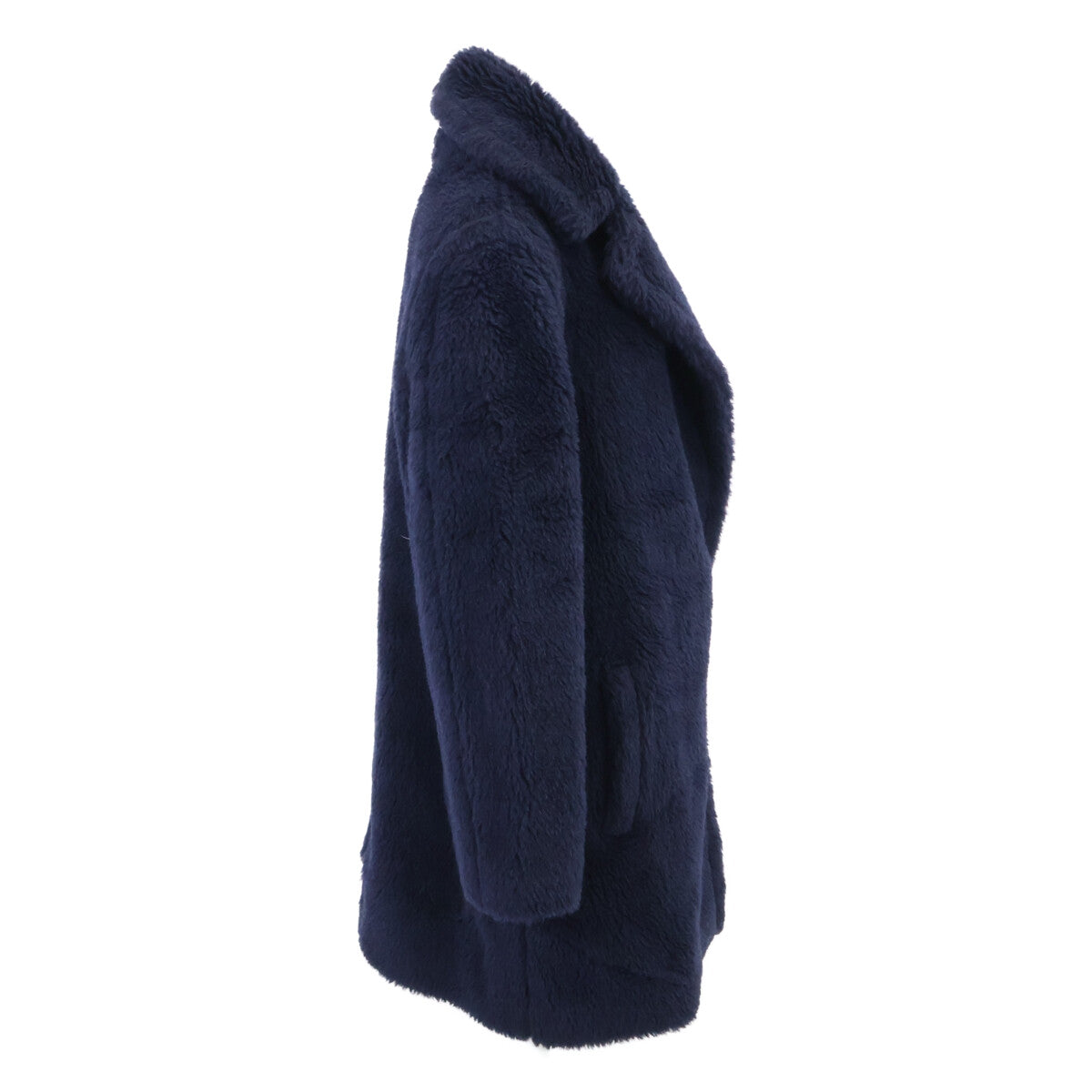 Max Mara マックスマーラ 【美品/国内正規】101627036 アルパカｘウールｘシルク テディベア ハーフ コート