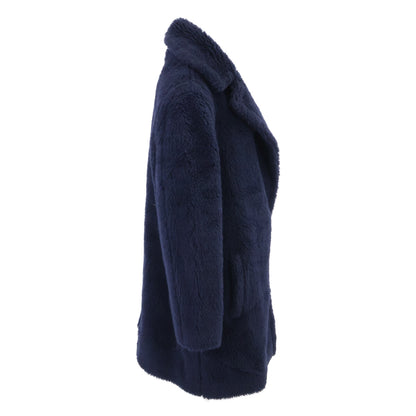 Max Mara マックスマーラ 【美品/国内正規】101627036 アルパカｘウールｘシルク テディベア ハーフ コート