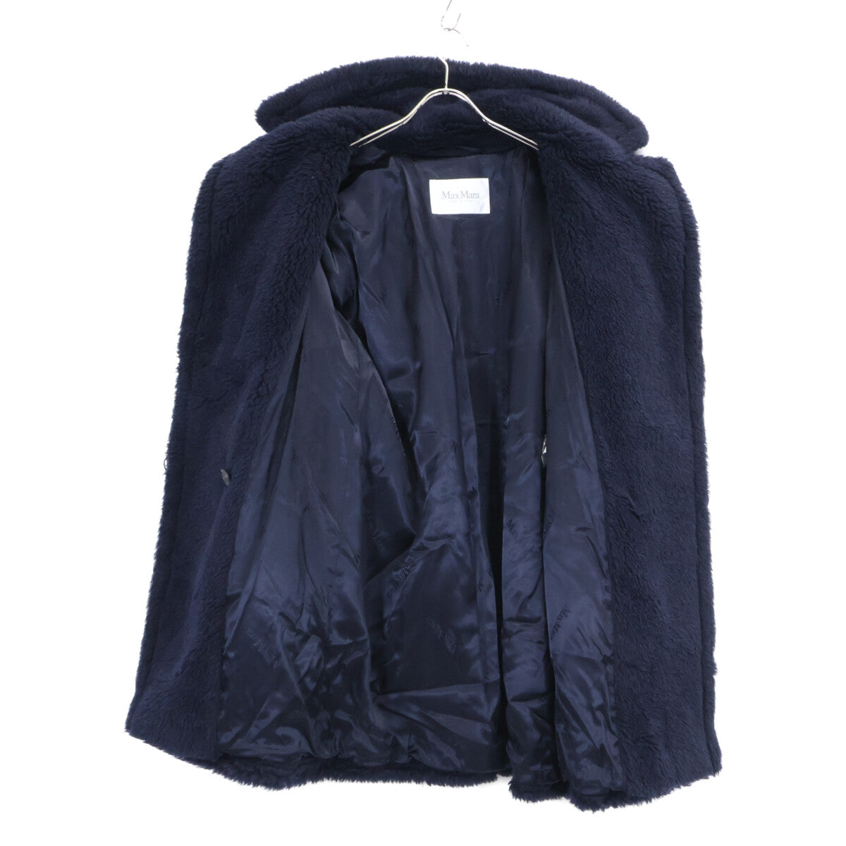 Max Mara マックスマーラ 【美品/国内正規】101627036 アルパカｘウールｘシルク テディベア ハーフ コート