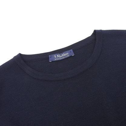 Max MaraWEEKEND マックスマーラウィークエンド 美品 ハイゲージ クルーネックニット トップス レディース ネイビー L 93661003 トップス