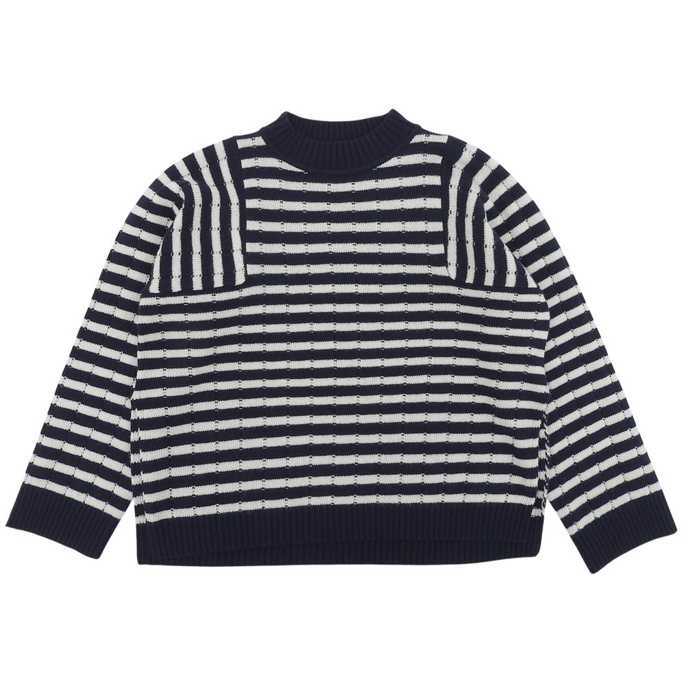 美品 海军条纹针织衫 上衣 女士 海军蓝×白色 M 2353662633 上衣 M 女士