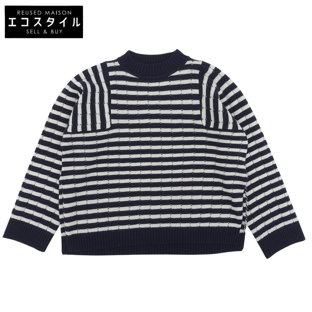 美品 海军条纹针织衫 上衣 女士 海军蓝×白色 M 2353662633 上衣 M 女士