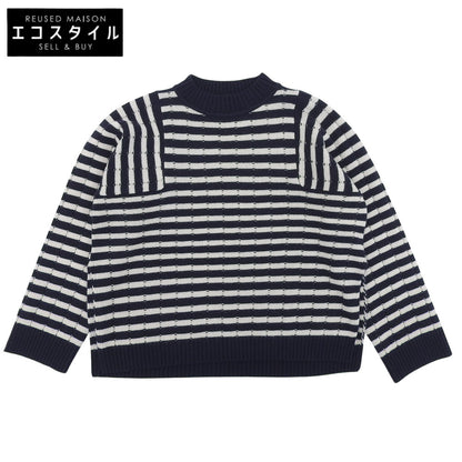 美品 海军条纹针织衫 上衣 女士 海军蓝×白色 M 2353662633 上衣 M 女士