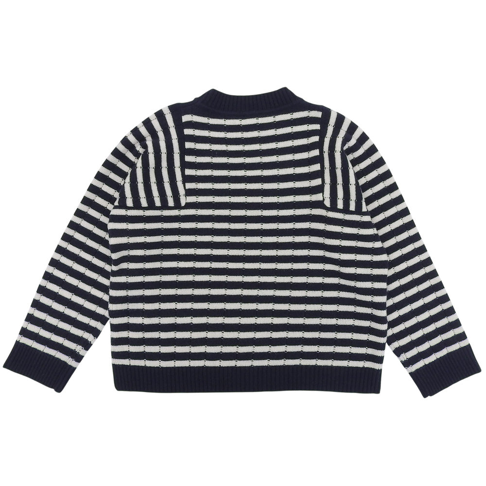 美品 海军条纹针织衫 上衣 女士 海军蓝×白色 M 2353662633 上衣 M 女士