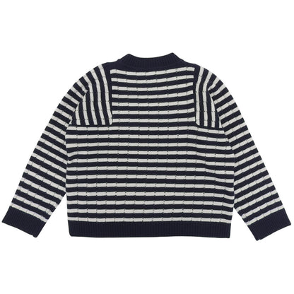 美品 海军条纹针织衫 上衣 女士 海军蓝×白色 M 2353662633 上衣 M 女士