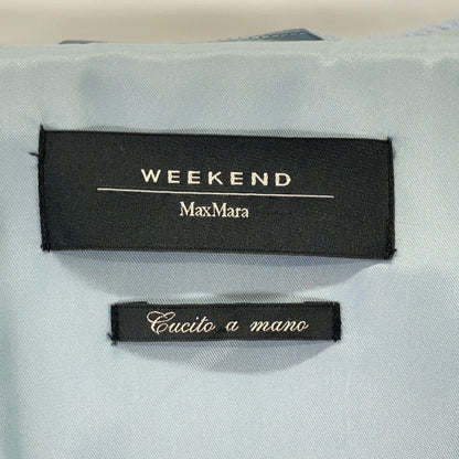 Max MaraWEEKEND Max Mara Weekend 508607730 Cùcito A mano Wool×Alpaca Shaggy Coat Blue Coat
