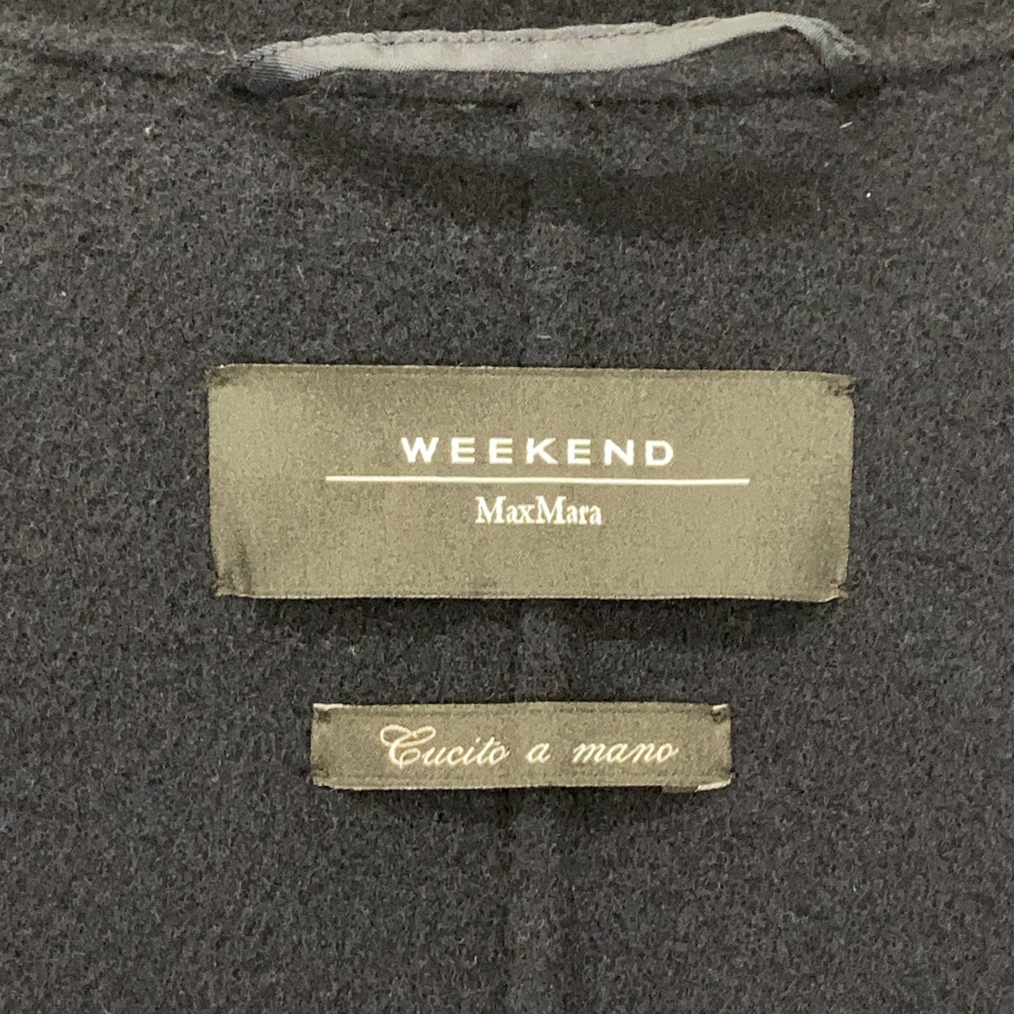 Max Mara WEEKEND Max Mara Weekend 24250160216 Cuciot Amarno 羊毛 超长款风衣 海军蓝 大衣 38
